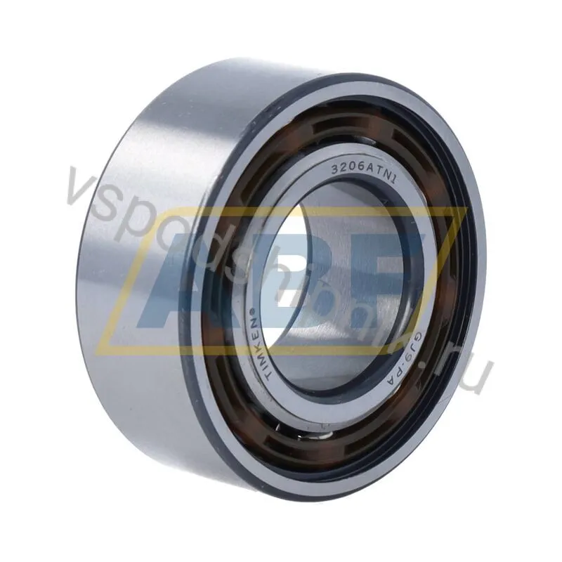 Подшипник шариковый радиально-упорный двухрядный 3206ATN1 Timken 360