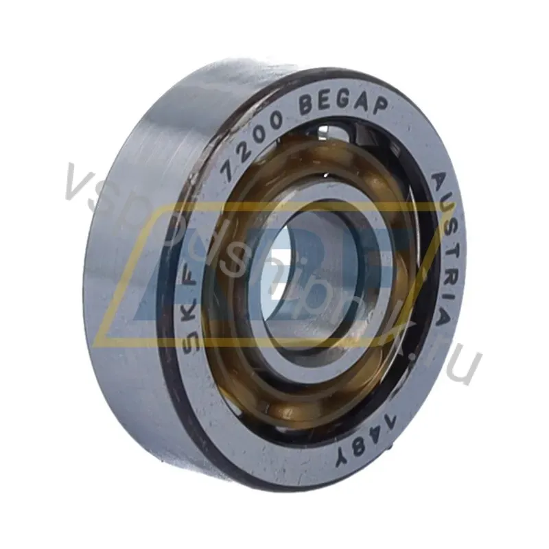 Подшипник шариковый радиально-упорный однорядный 7200BEGAP SKF 360