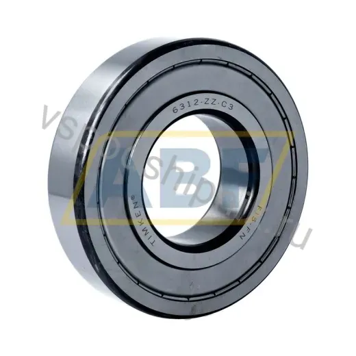Подшипник шариковый радиальный однорядный 6312-ZZ-C3 Timken 60×130×31 мм