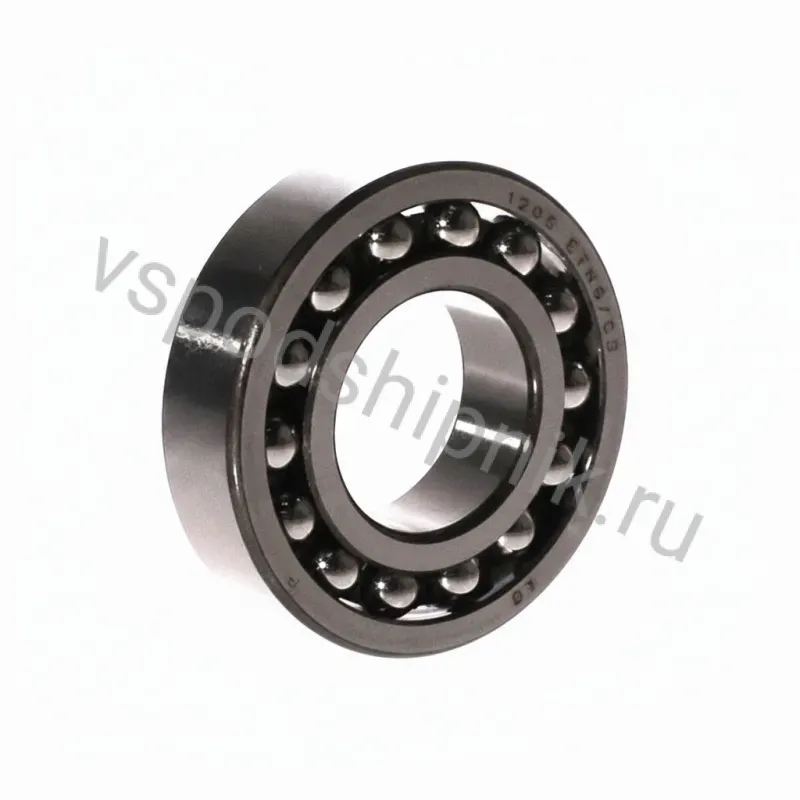 Самоустанавливающийся шариковый подшипник двухрядный 1206ETN9/C3 SKF 360