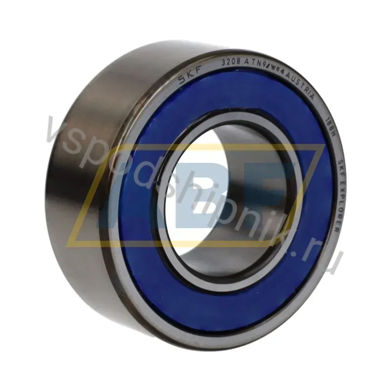 Радиально-упорный шариковый подшипник двухрядный 3208ATN9/W64 SKF 360