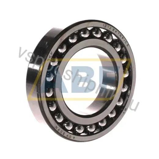 Самоустанавливающийся шариковый подшипник двухрядный 1212EKTN9/C3 SKF