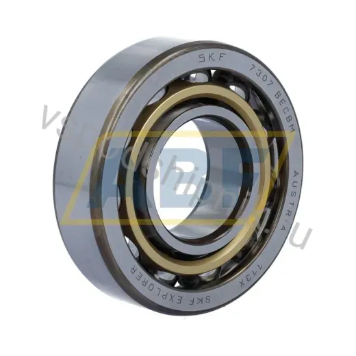 Подшипник шариковый радиально-упорный однорядный 7307BECBM SKF