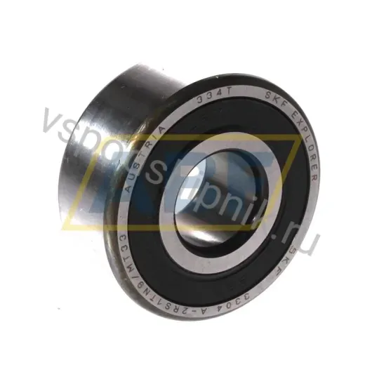 Радиально-упорный шариковый подшипник двухрядный 3304A-2RS1TN9/MT33 SKF