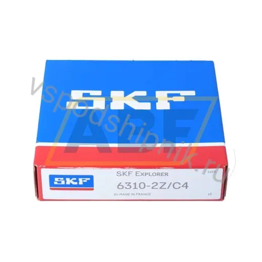 Подшипник шариковый радиальный однорядный 6310-2Z/C4 SKF