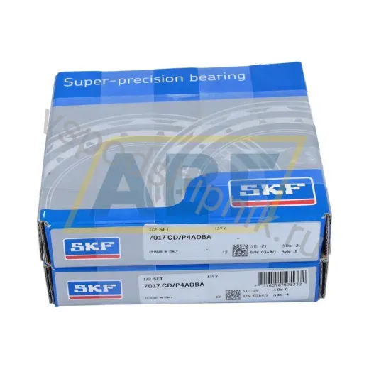 Подшипник шариковый радиально-упорный однорядный 7017CD/P4ADBA SKF