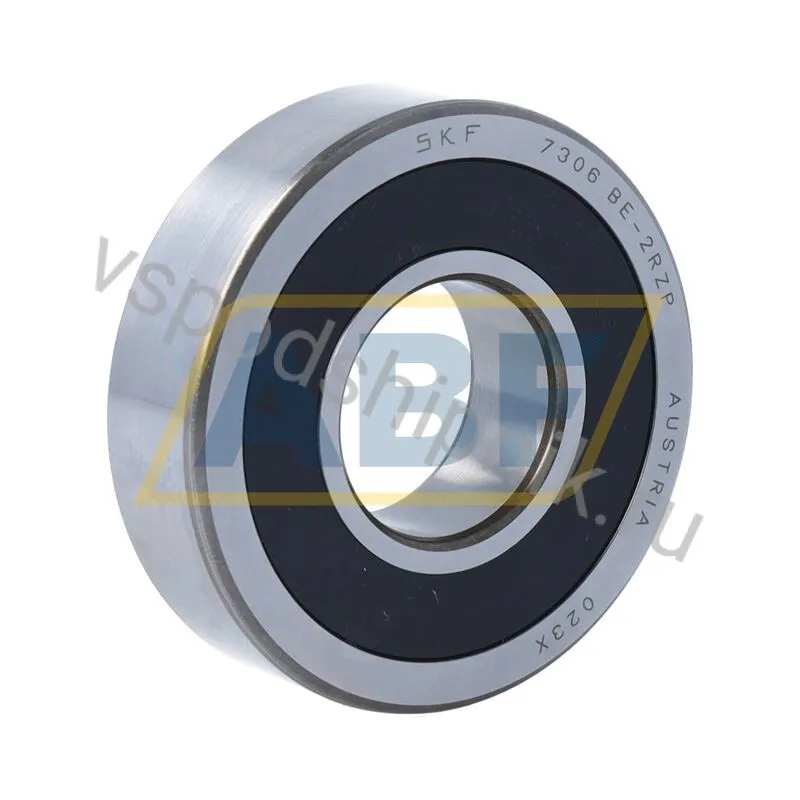 Подшипник радиально-упорный шариковый 7306BE-2RZP SKF 360