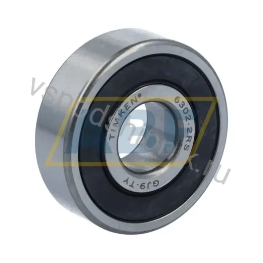 Подшипник шариковый радиальный однорядный 6302-2RS Timken 15×42×13 мм