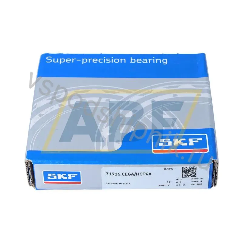 Подшипник шариковый радиально-упорный однорядный 71916CEGA/HCP4A SKF 360