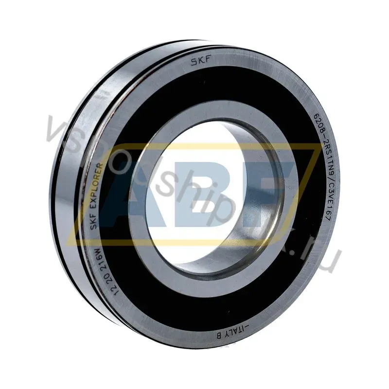 Подшипник шариковый радиальный однорядный 6208-2RS1TN9/C3VE167 SKF 360