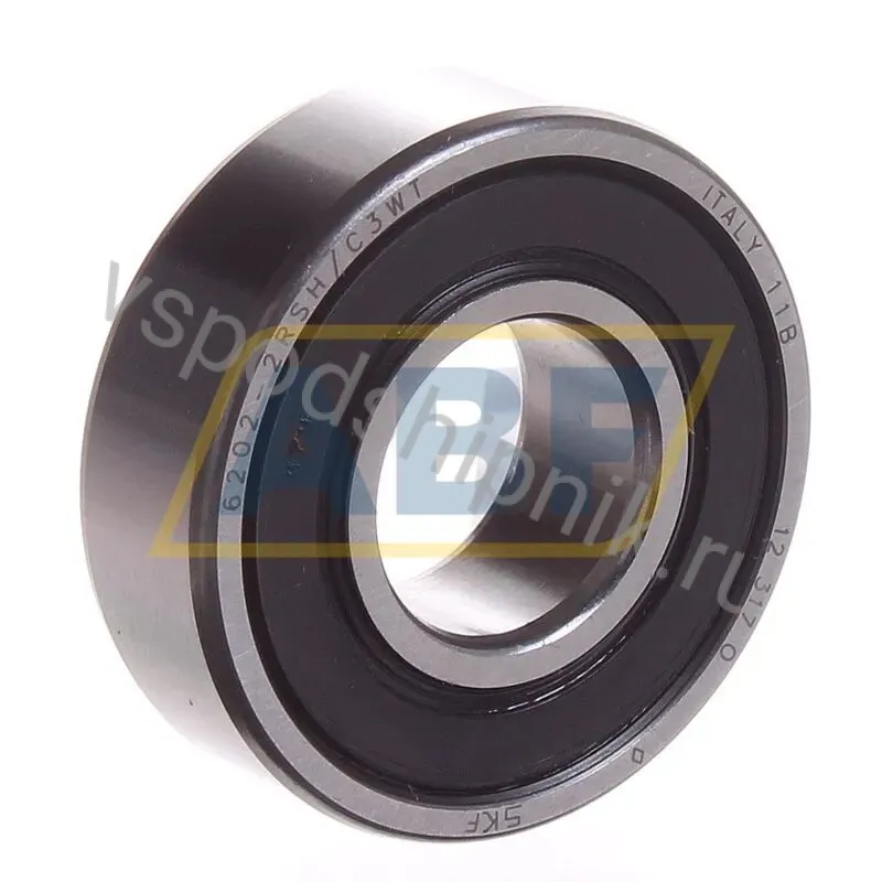 Подшипник шариковый радиальный однорядный 6202-2RSH/C3WT SKF 360