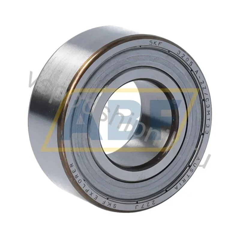 Радиально-упорный шариковый подшипник двухрядный 3205A-2Z/C3MT33 SKF 360