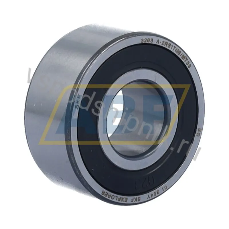 Подшипник шариковый радиально-упорный двухрядный 3203A-2RS1TN9/MT33 SKF 360
