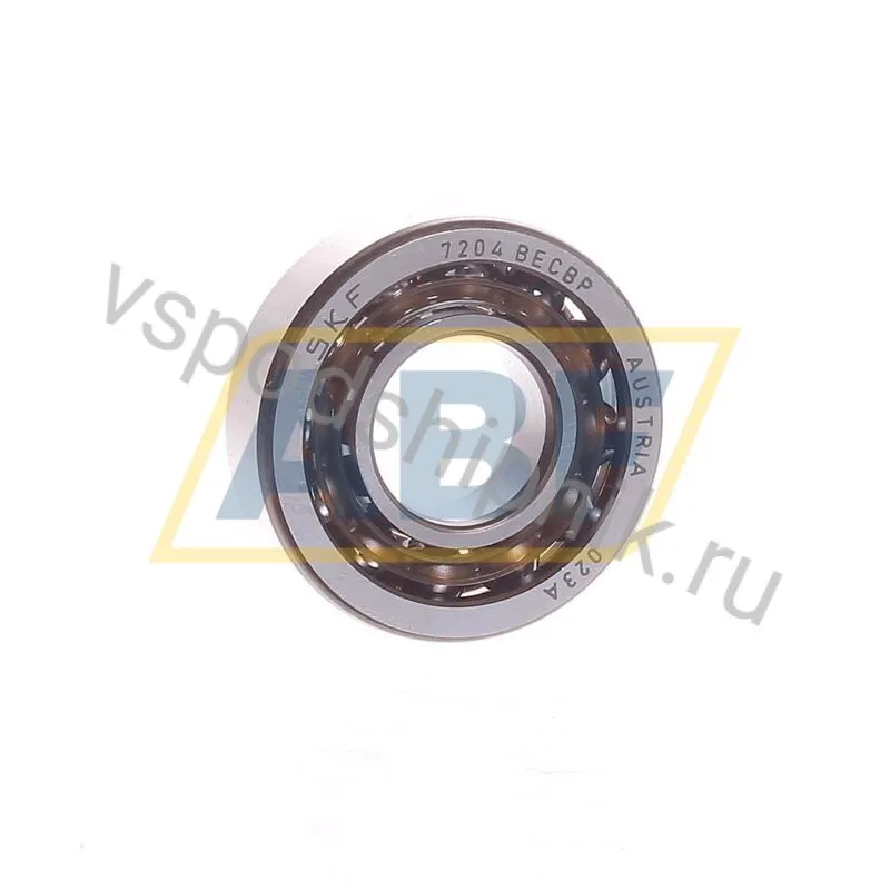 Подшипник радиально-упорный шариковый 7204BECBP SKF 360