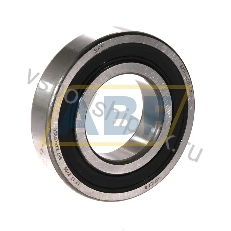 Подшипник шариковый радиальный однорядный 6208-RS1/C3 SKF 360