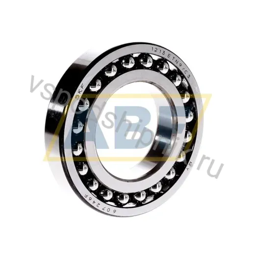 Самоустанавливающийся шариковый подшипник двухрядный 1213ETN9/C3 SKF