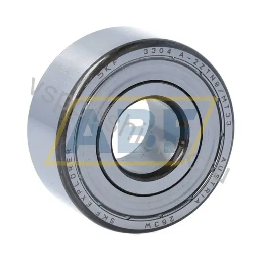 Радиально-упорный шариковый подшипник двухрядный 3304A-2ZTN9/MT33 SKF 20×52×22.2 мм