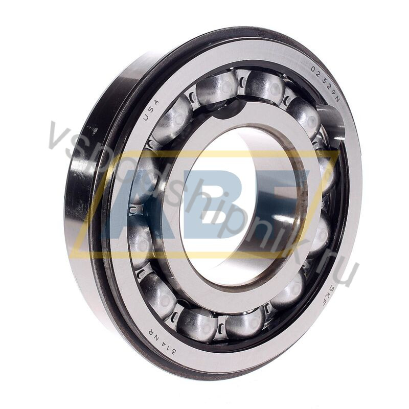 Подшипник шариковый радиальный однорядный 314NR SKF 360