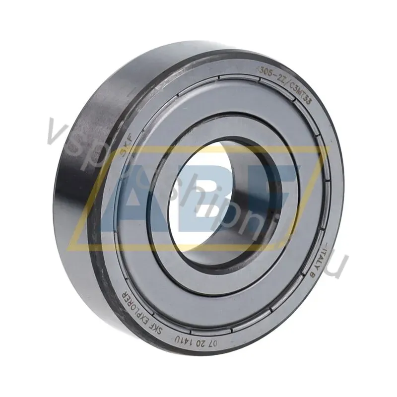 Подшипник шариковый радиальный однорядный 6305-2Z/C3MT33 SKF 360