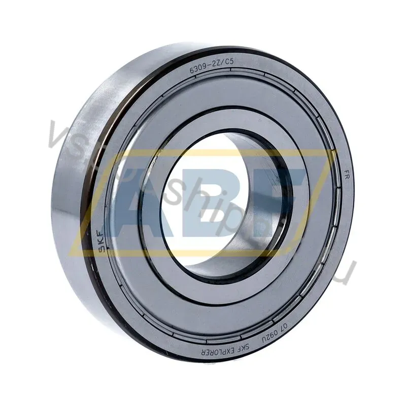 Подшипник шариковый радиальный однорядный 6309-2Z/C5 SKF 360