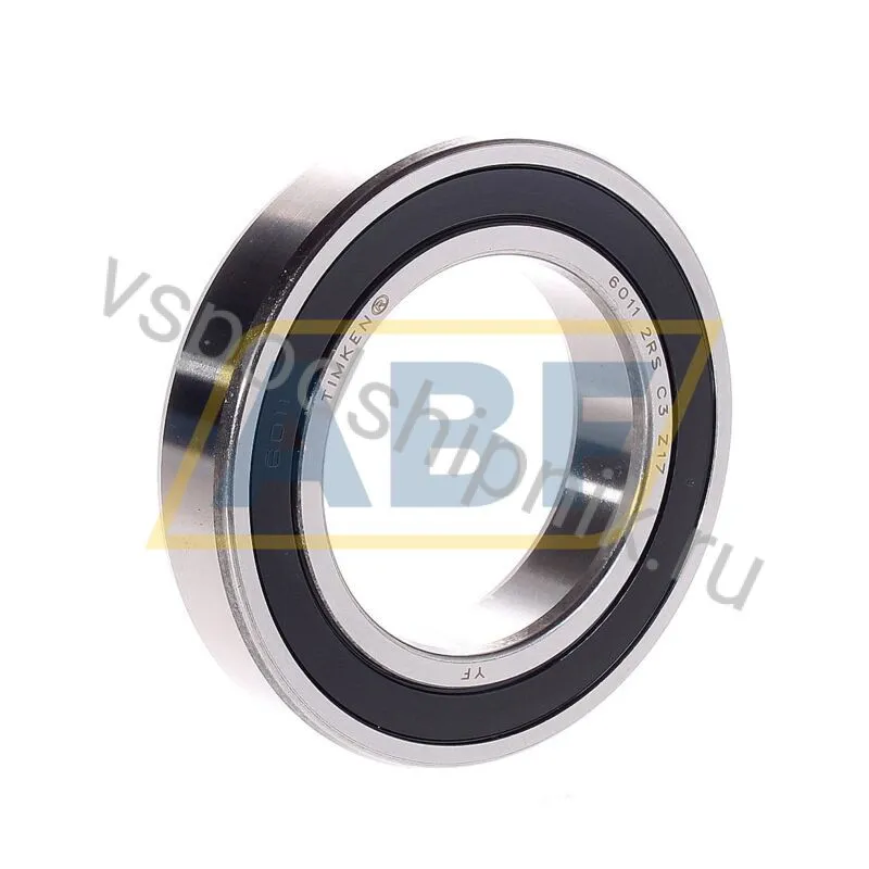 Подшипник шариковый радиальный однорядный 6011-2RSC3 Timken 360