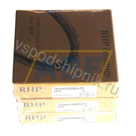 Подшипник шариковый радиально-упорный однорядный 7010A5TRDBDLP3 RHP