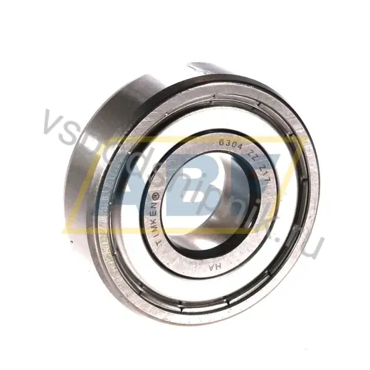 Подшипник шариковый радиальный однорядный 6304ZZ Timken 20×52×15 мм