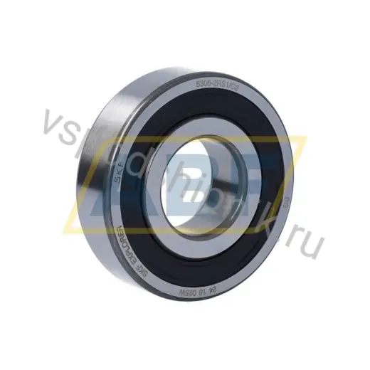 Подшипник шариковый радиальный однорядный 6306-2RS1/C2 SKF