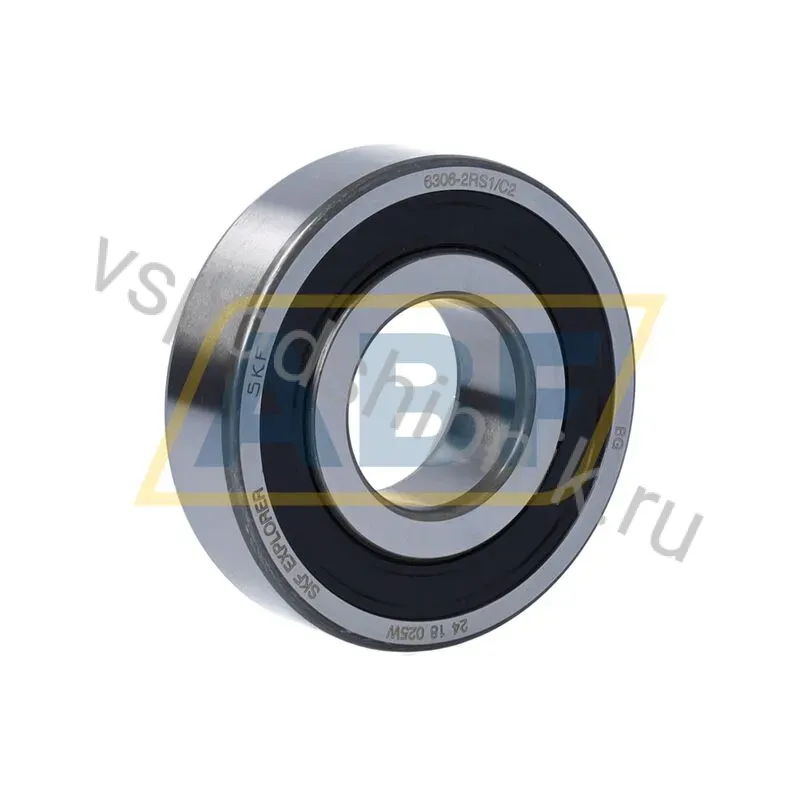 Подшипник шариковый радиальный однорядный 6306-2RS1/C2 SKF 360