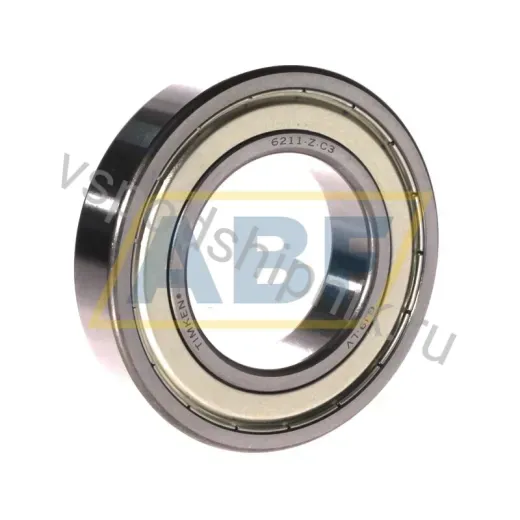 Подшипник шариковый радиальный однорядный 6211-Z-C3 Timken 55×100×21 мм
