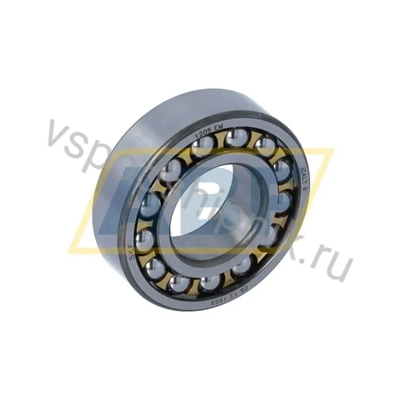 Самоустанавливающийся шариковый подшипник двухрядный 1205EM SKF 360