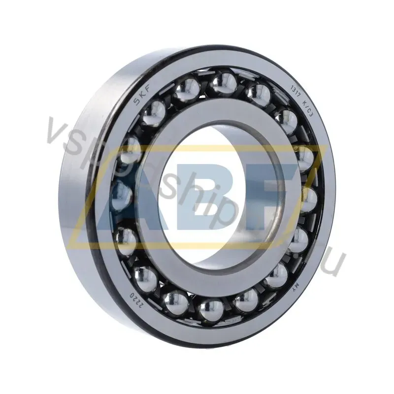 Самоустанавливающийся шариковый подшипник двухрядный 1317K/C3 SKF 360