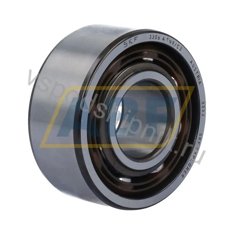 Радиально-упорный шариковый подшипник двухрядный 3306ATN9/C3 SKF 360