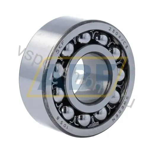 Самоустанавливающийся шариковый подшипник двухрядный 2306/C3 SKF