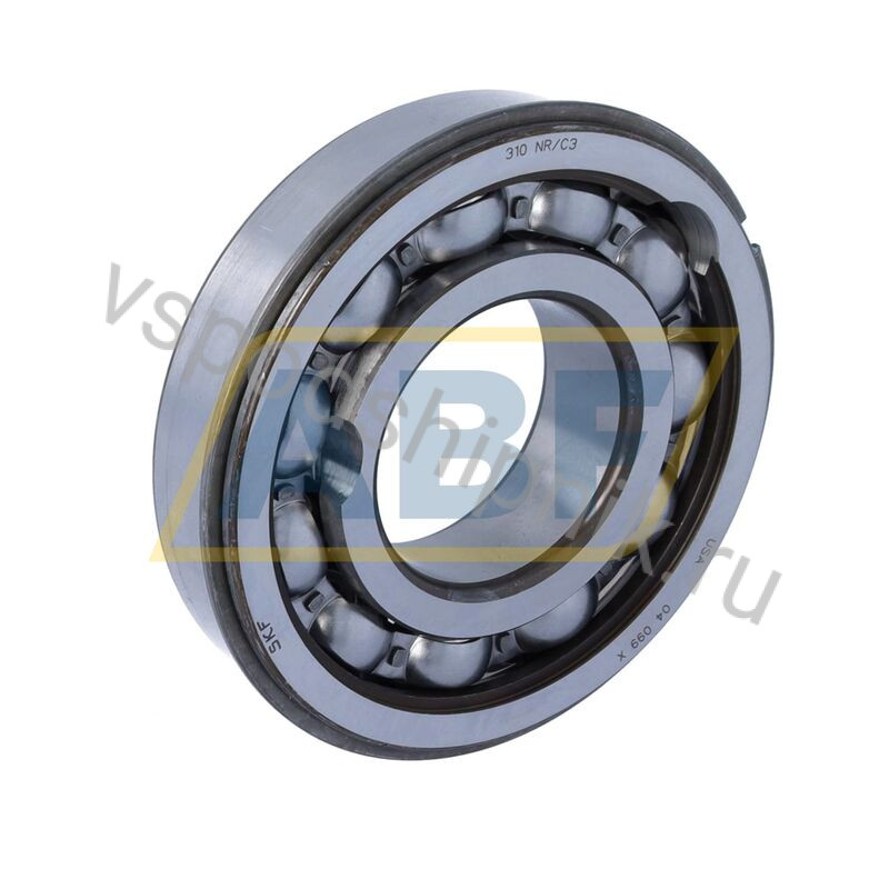 Подшипник шариковый радиальный однорядный 310NR/C3 SKF 360