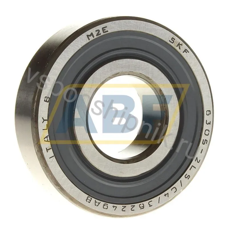 Подшипник шариковый радиальный однорядный 6305-2LS/C4/362249AB SKF 360