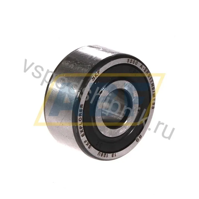Радиально-упорный шариковый подшипник двухрядный 3200A-2RS1TN9/MT33 SKF 360