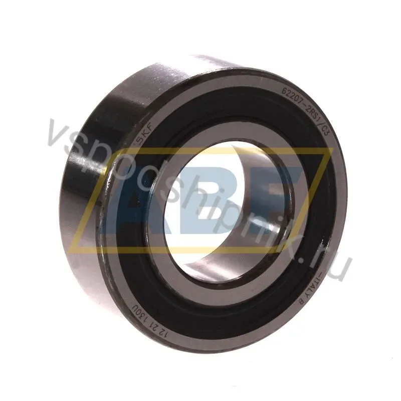 Подшипник шариковый радиальный однорядный 62207-2RS1/C3 SKF 360