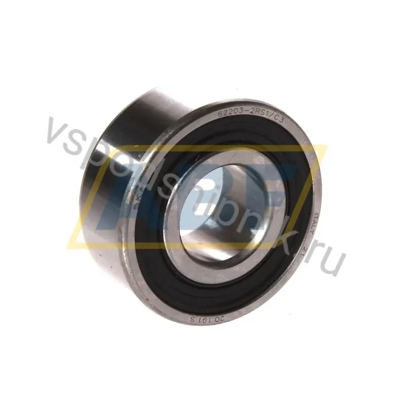 Подшипник шариковый радиальный однорядный 62203-2RS1/C3 SKF 360