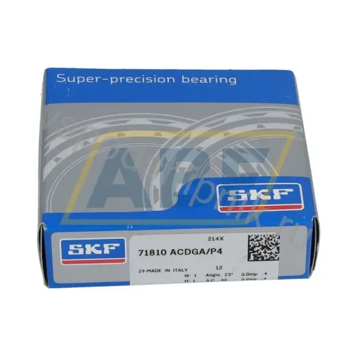 Подшипник шариковый радиально-упорный однорядный 71810ACDGA/P4 SKF