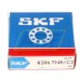 Подшипник шариковый радиальный однорядный 6206TN9/C3 SKF