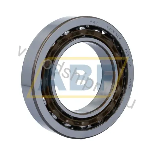 Подшипник шариковый радиально-упорный однорядный 7215BEP SKF 75×130×25 мм