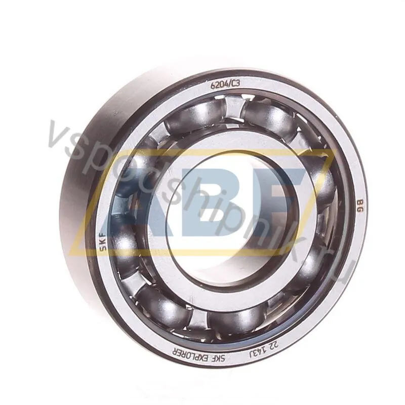 Open Higher (internal) clearance 20x47x14mm 6204/C3 SKF 360