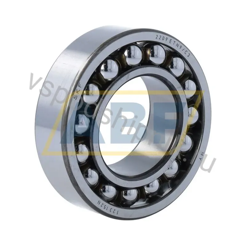 Самоустанавливающийся шариковый подшипник двухрядный 2209ETN9/C3 SKF 360
