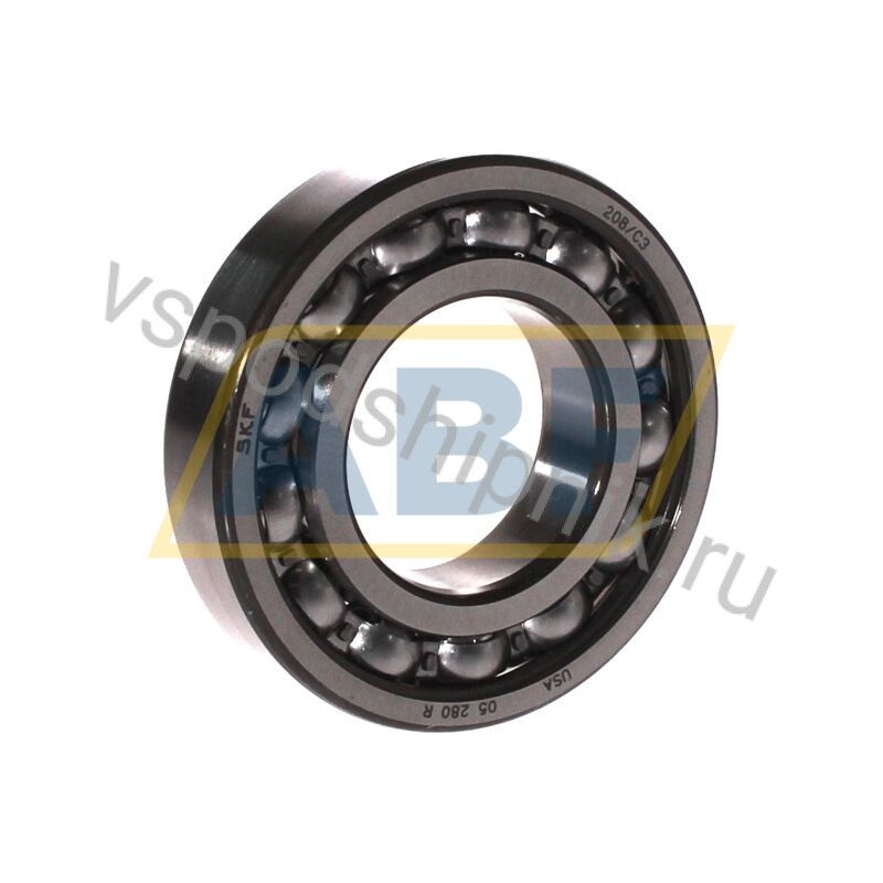 Подшипник шариковый радиальный однорядный 208/C3 SKF 360