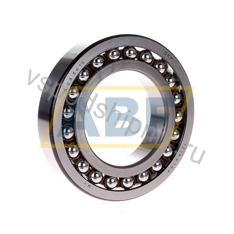 Самоустанавливающийся шариковый подшипник двухрядный 1214ETN9 SKF 360