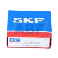 Подшипник шариковый радиальный однорядный 6003-2Z/VA208 SKF