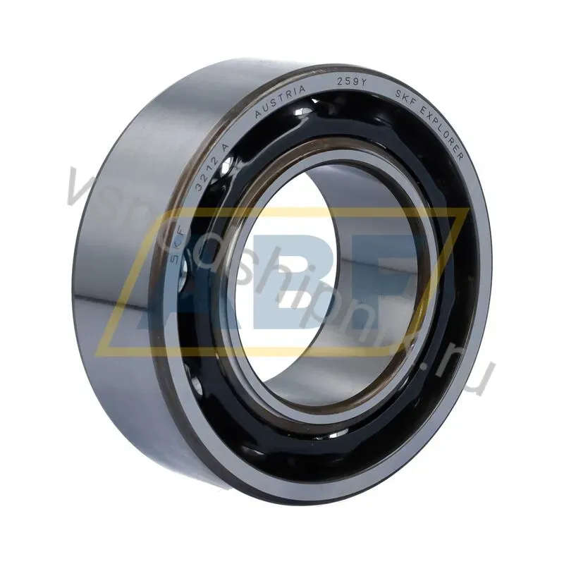Радиально-упорный шариковый подшипник двухрядный 3212A SKF 360