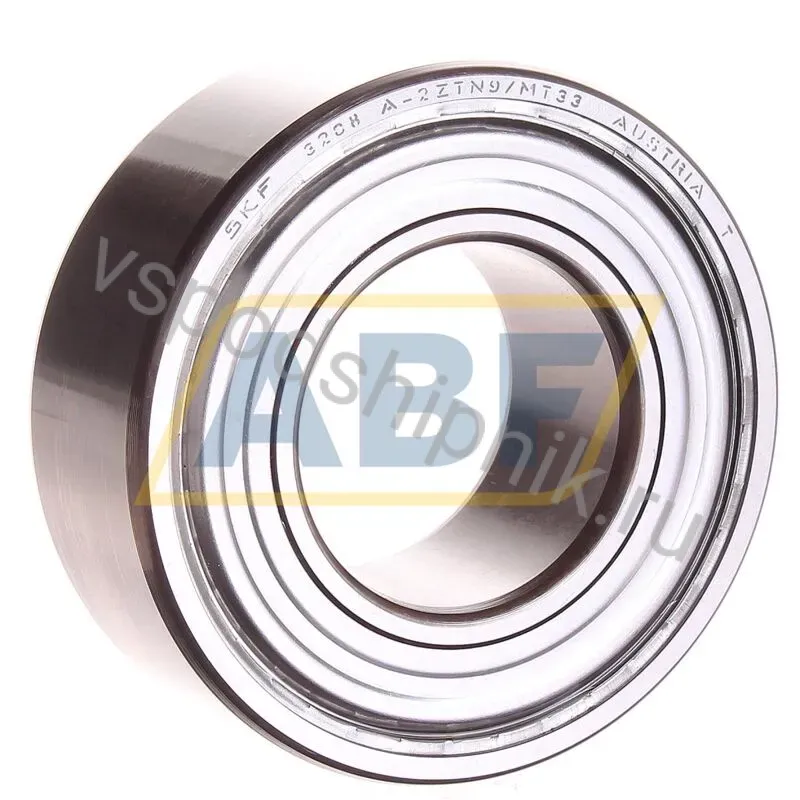 Радиально-упорный шариковый подшипник двухрядный 3208A-2ZTN9/MT33 SKF 360