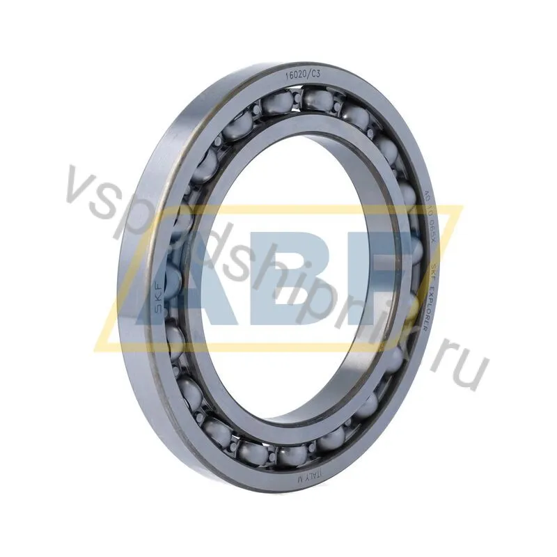 Подшипник шариковый радиальный однорядный 16020/C3 SKF 360